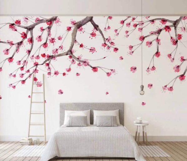 Árbol con flores rosas Árbol con flores rosas