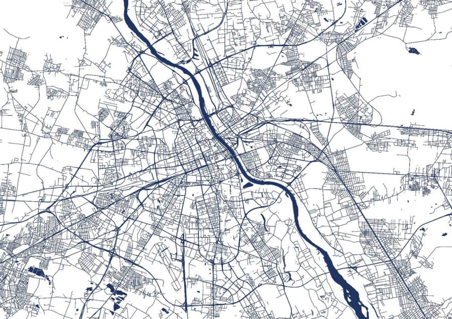 Mapa de una ciudad