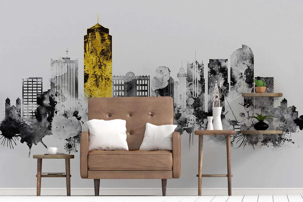 u24896pig5 - Paisaje urbano en blanco y negro - tegory