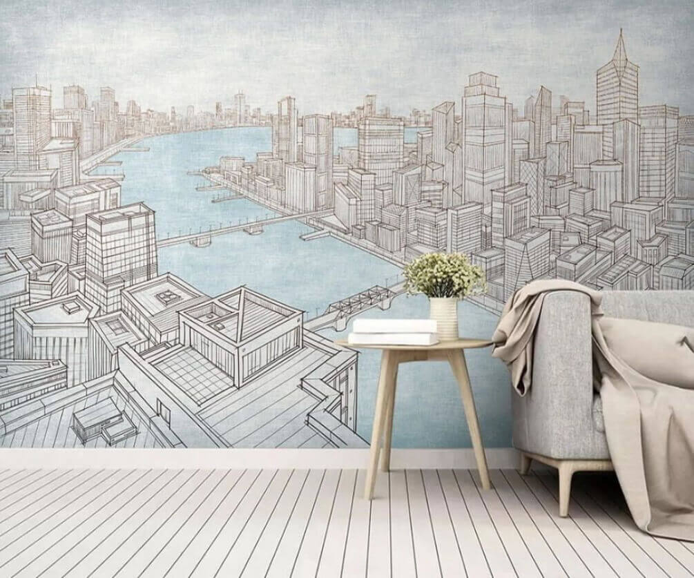 u20645pig1m - Dibujo de una ciudad - tegory