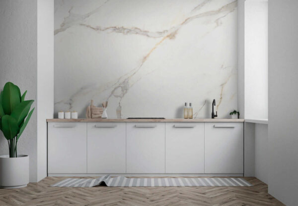 Elegante mármol blanco con vetas Elegante mármol blanco con vetas