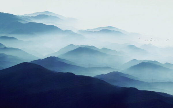 Cordillera con niebla Cordillera con niebla