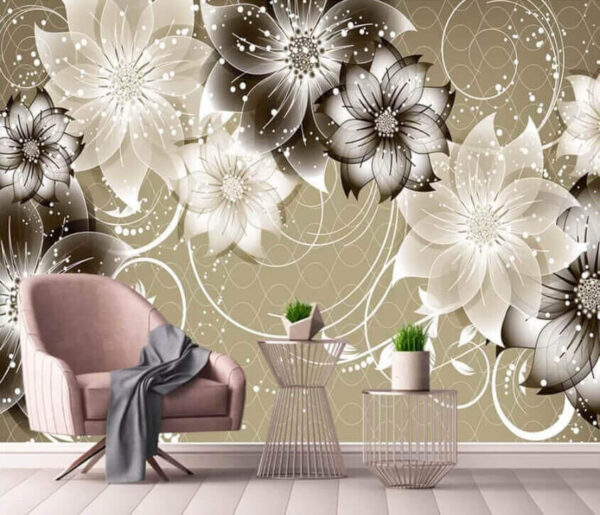 Elegante diseño floral con tonos suaves Elegante diseño floral con tonos suaves