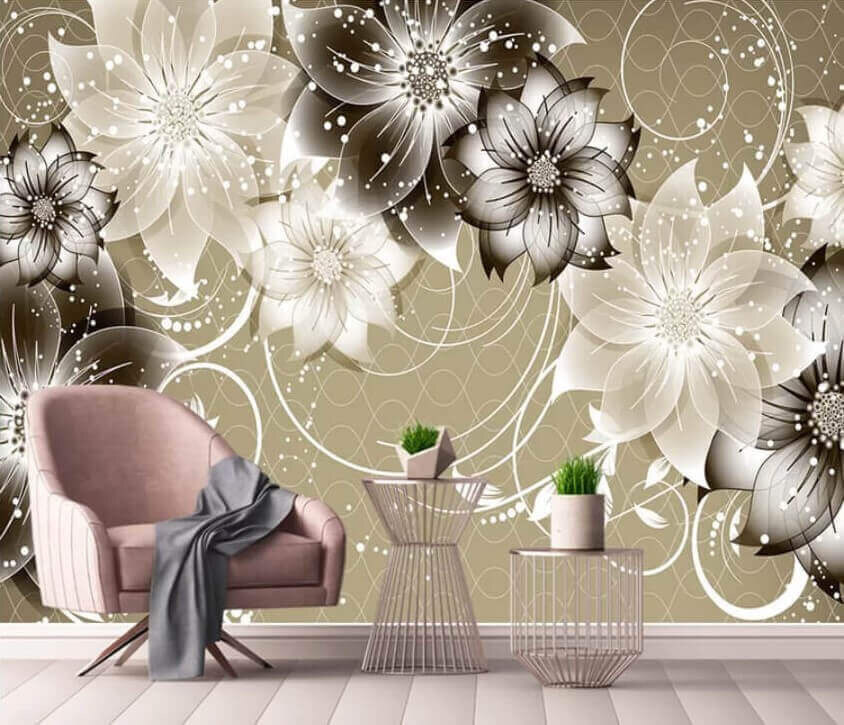 Elegante diseño floral con tonos suaves Elegante diseño floral con tonos suaves