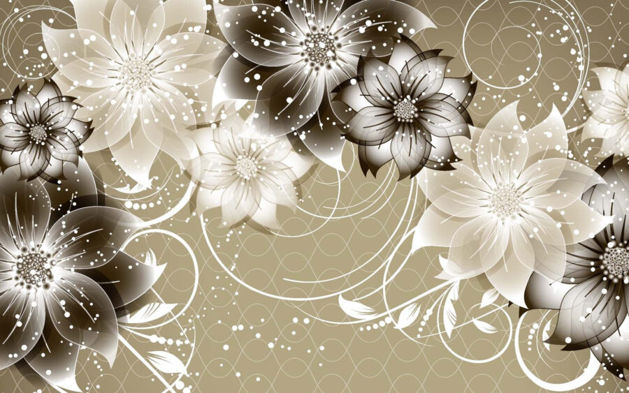 Elegante diseño floral con tonos suaves Elegante diseño floral con tonos suaves