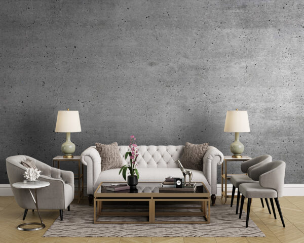 Superficie de hormigón gris con pequeñas motas Superficie de hormigón gris con pequeñas motas
