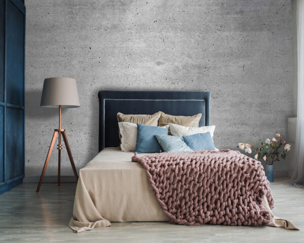 Superficie de hormigón gris con pequeñas motas Superficie de hormigón gris con pequeñas motas