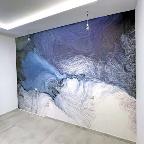 Pintura azul y blanca Pintura azul y blanca