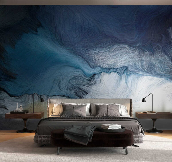 Pintura azul y blanca Pintura azul y blanca