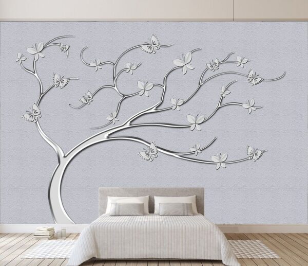 Árbol con mariposas Árbol con mariposas