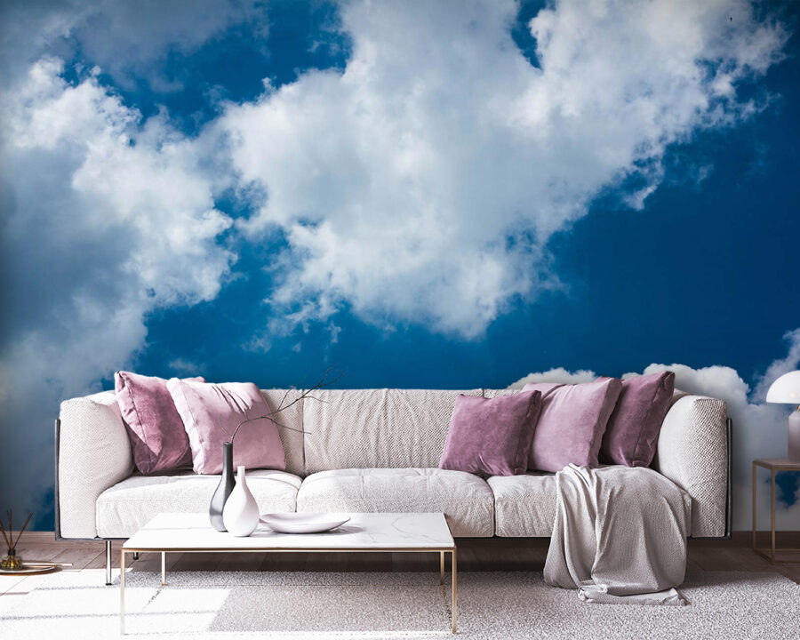 Cielo azul con nubes