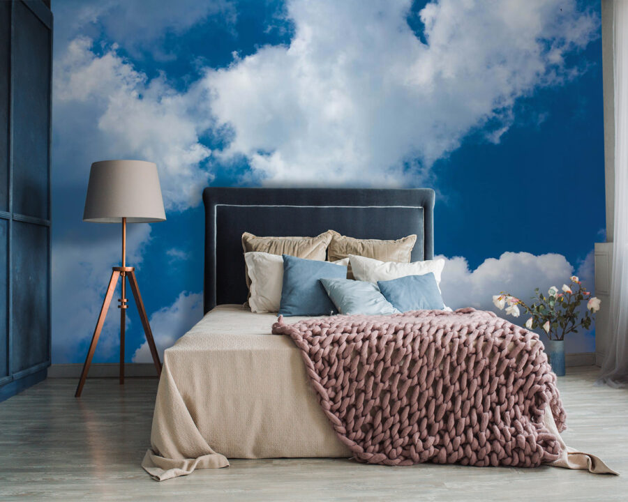 Cielo azul con nubes