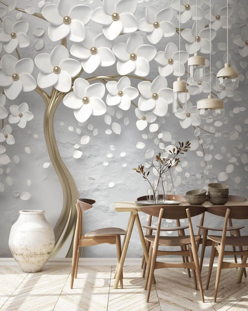 Árbol con flores y hojas blancas u37065piq1m 819x1024 - Árbol con flores y hojas blancas