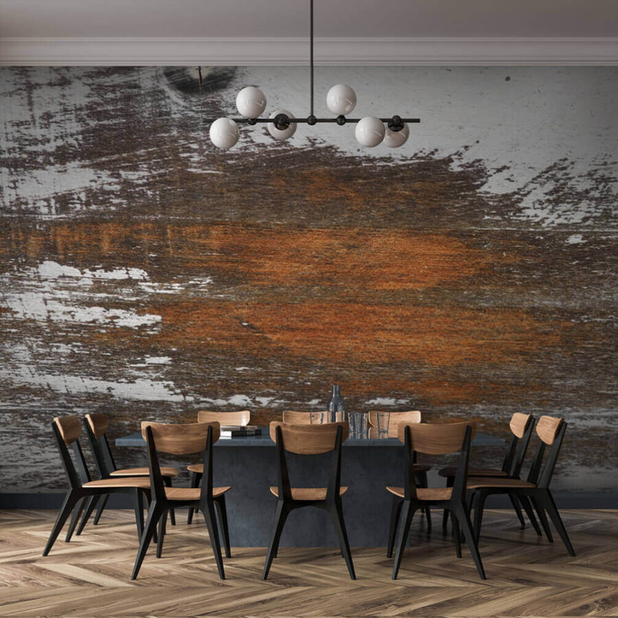 Textura de madera rústica con marcas de pintura Textura de madera rústica con marcas de pintura