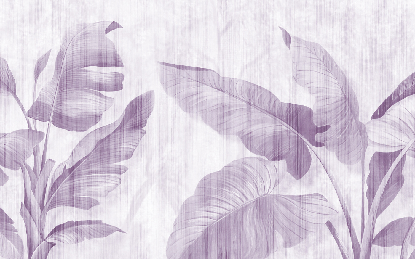 Elegant foliage in soft lavender tones