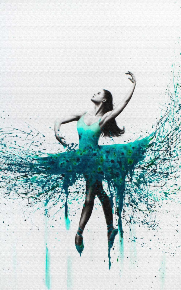 Mujer bailando con vestido azul u01519p 600x960 - Mujer bailando con vestido azul - tegory