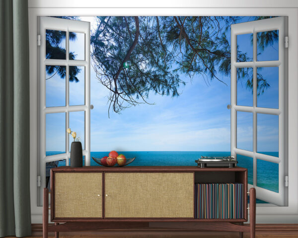 Ventana con vistas al océano Ventana con vistas al océano