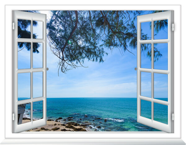 Ventana con vistas al océano Ventana con vistas al océano