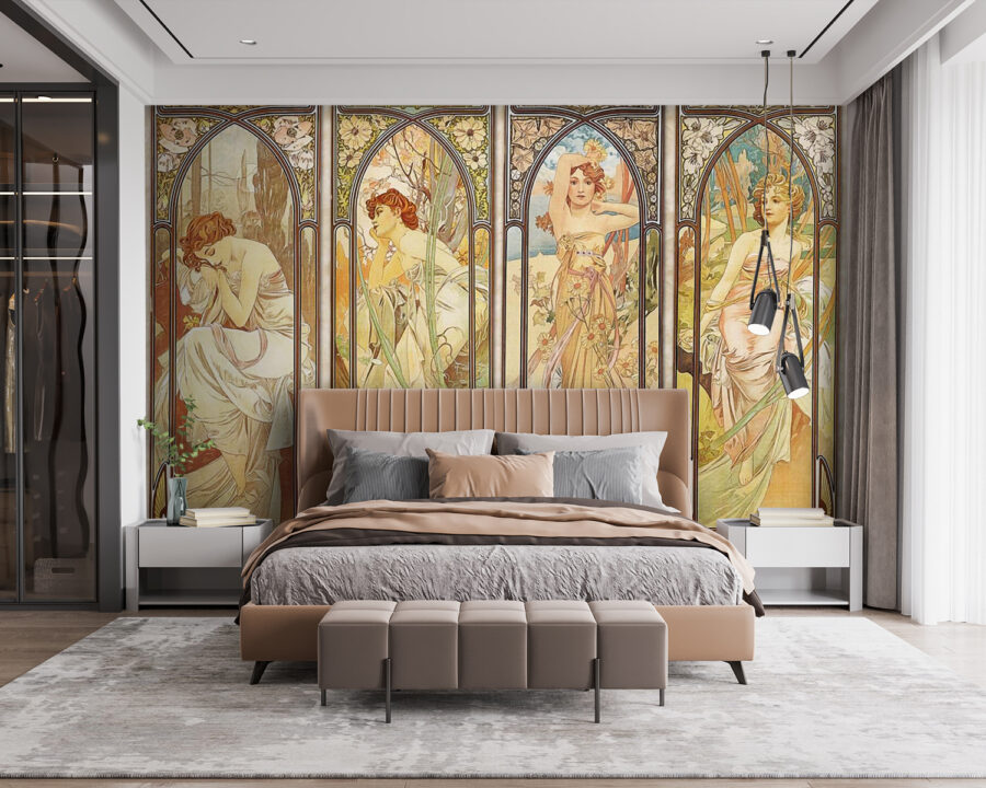 Grupo de mujeres en estilo art nouveau u02014pib115 900x720 - Grupo de mujeres en estilo art nouveau - tegory