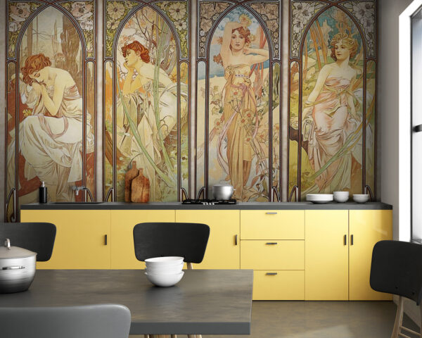 Grupo de mujeres en estilo art nouveau u02014pik83m 600x480 - Grupo de mujeres en estilo art nouveau - tegory