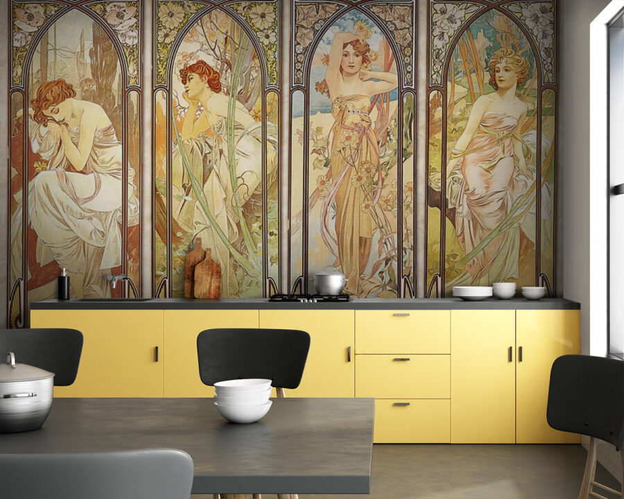 Grupo de mujeres en estilo art nouveau u02014pik83m 900x720 - Grupo de mujeres en estilo art nouveau - tegory