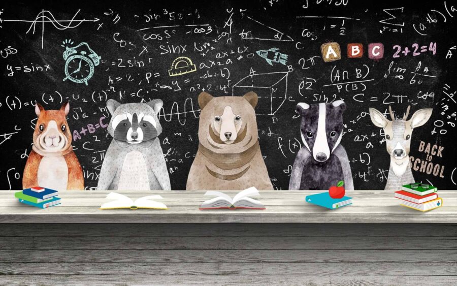 Mesa con animales