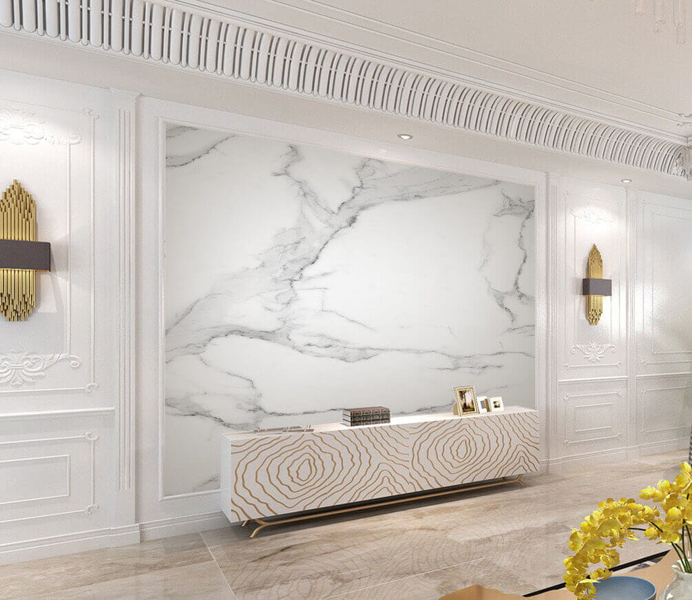 u05404pig2m - Superficie de mármol blanco con vetas negras - tegory