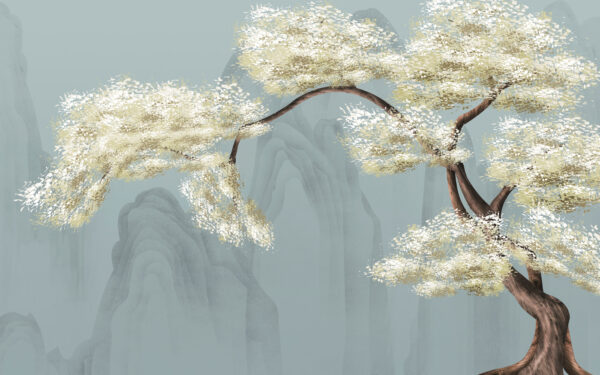 Árbol de flores blancas Árbol de flores blancas