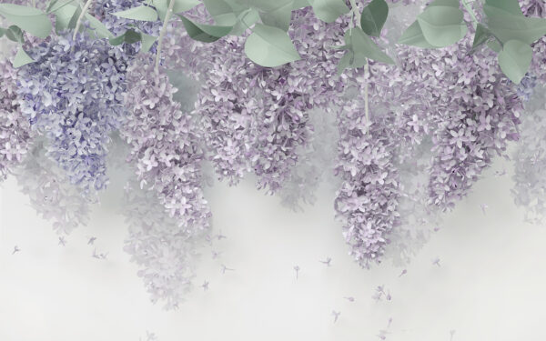 Manojo de flores moradas Manojo de flores moradas