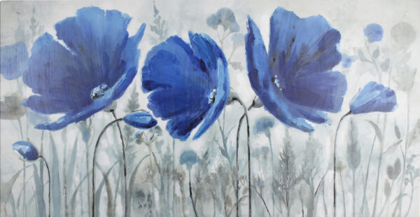 Pintura de flores azules Pintura de flores azules