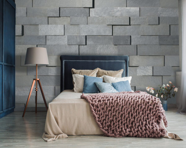 Pared de ladrillos grises Pared de ladrillos grises