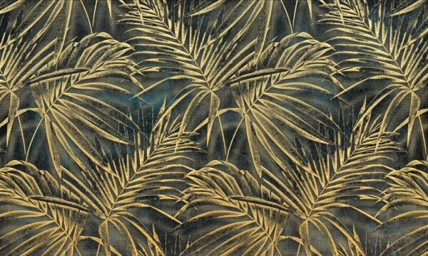 Exuberantes hojas tropicales en elegante diseño Exuberantes hojas tropicales en elegante diseño
