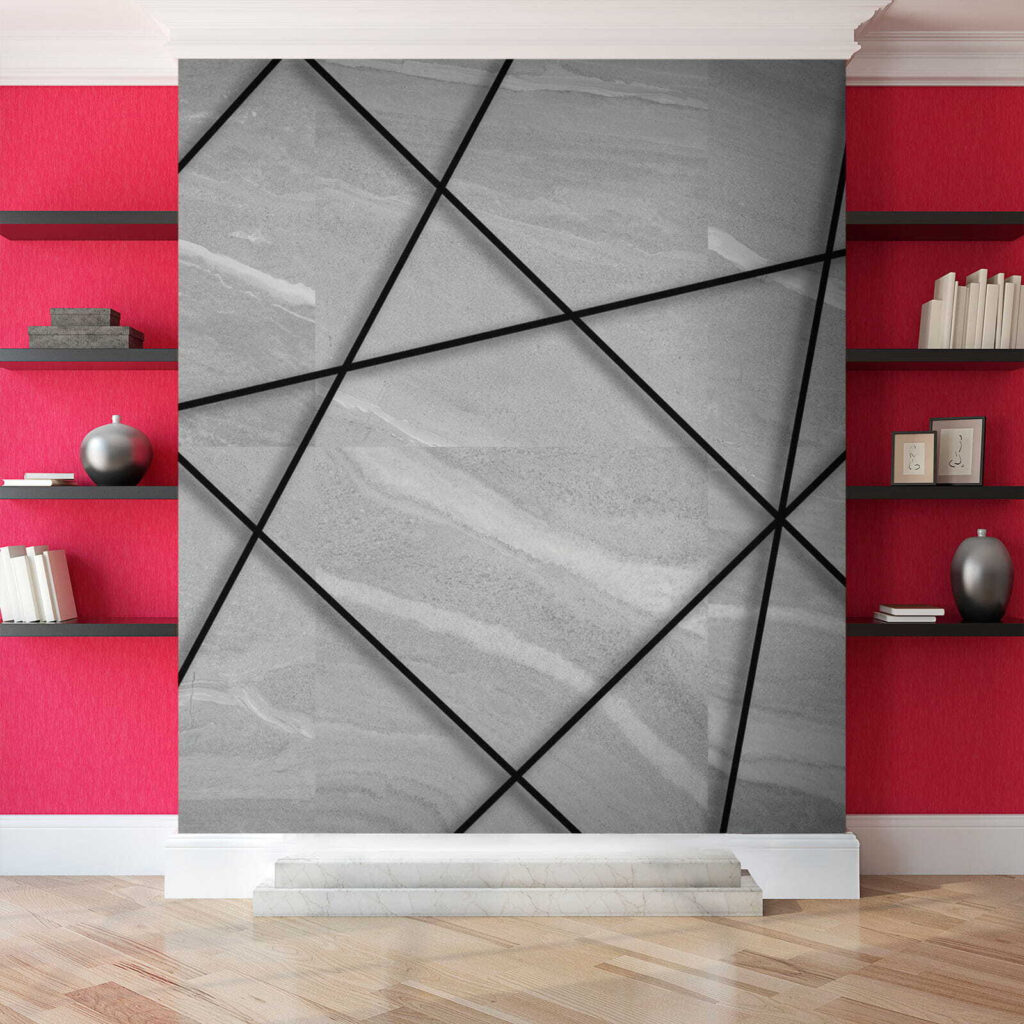 Black lines on a white surface Black lines on a white surface