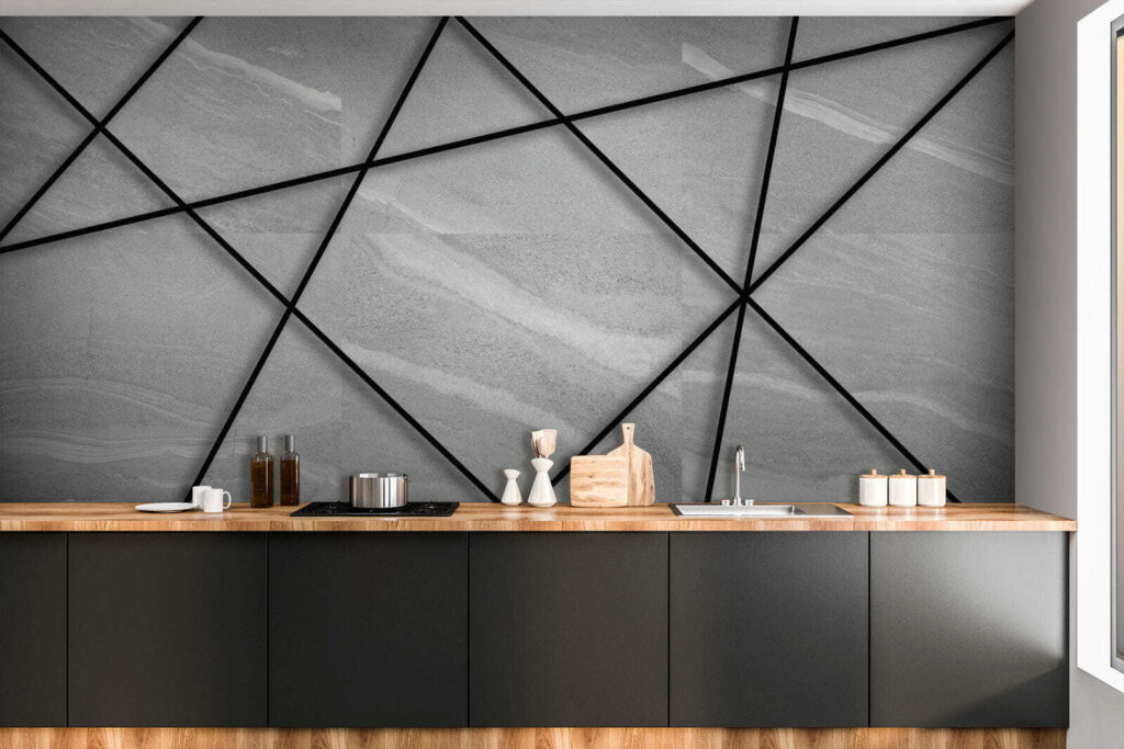 Black lines on a white surface Black lines on a white surface