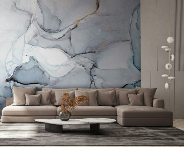 Fotomurales Fotomurales Remolinos abstractos de colores apagados (SKU: u16439)