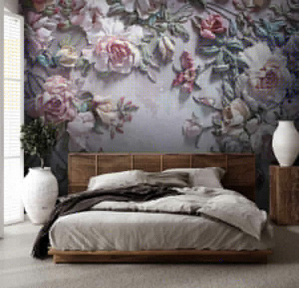 Delicadas flores sobre un lienzo suave Delicadas flores sobre un lienzo suave