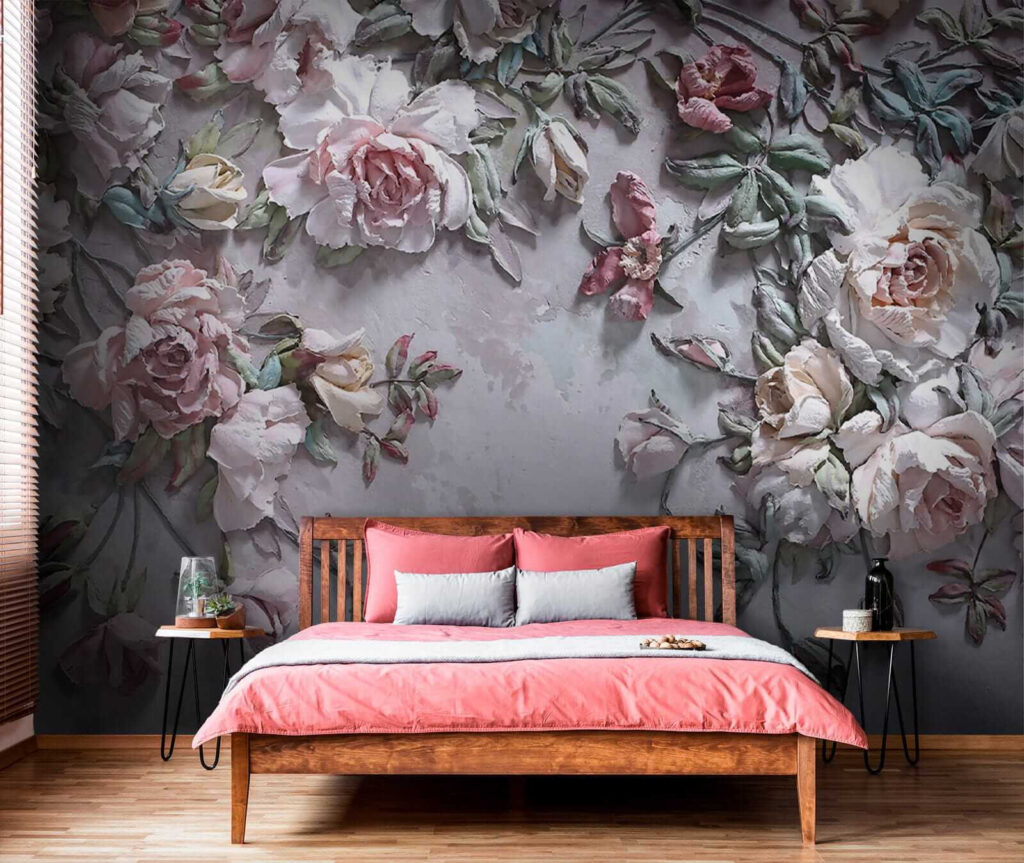 Delicate blooms on a soft canvas