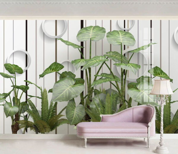 Planta con hojas verdes Planta con hojas verdes