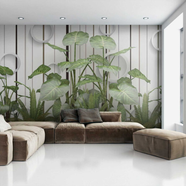 Planta con hojas verdes Planta con hojas verdes