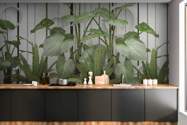 Planta con hojas verdes Planta con hojas verdes