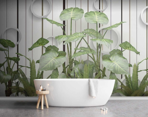 Planta con hojas verdes Planta con hojas verdes