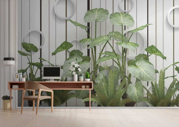 Planta con hojas verdes Planta con hojas verdes