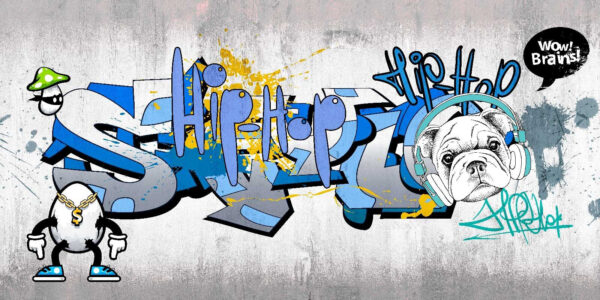 Graffiti en una pared Graffiti en una pared