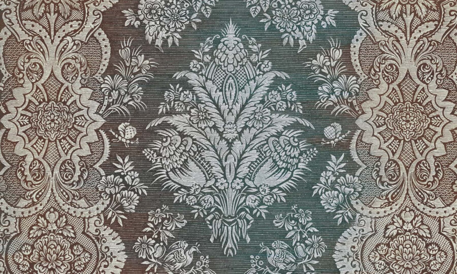 Fotomurales Intrincado diseño floral vintage. - Imagen 2