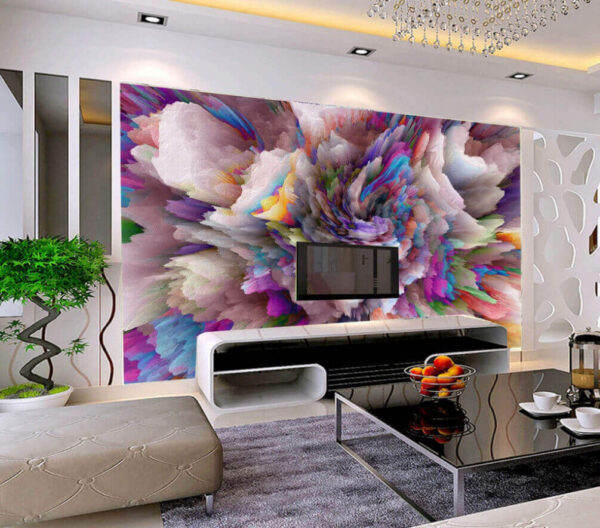 Colorida explosión de pintura Colorida explosión de pintura