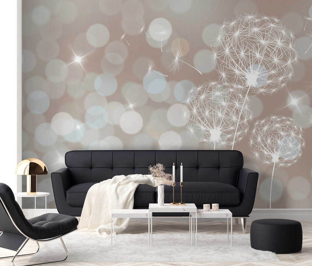 Delicate dandelions in soft backdrop Delicate dandelions in soft backdrop