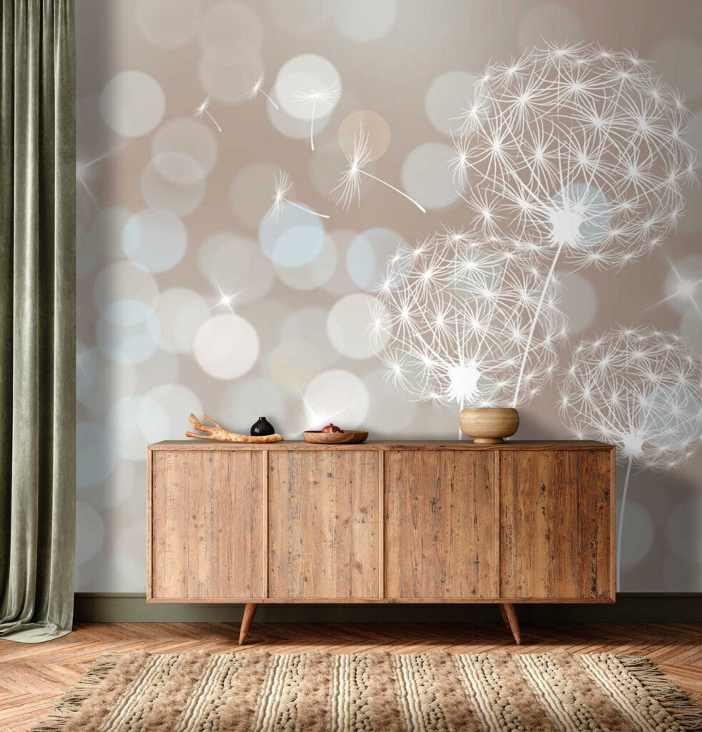 Delicate dandelions in soft backdrop Delicate dandelions in soft backdrop