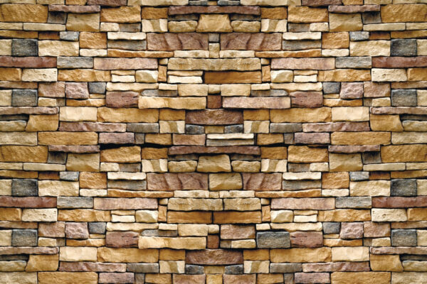 Diseño de muro de piedra con textura en capas. Diseño de muro de piedra con textura en capas.