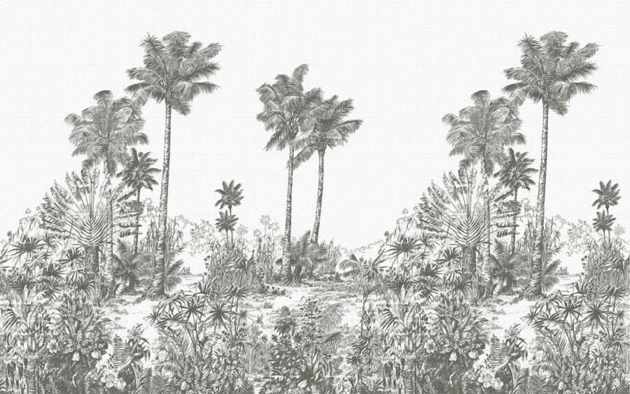 Dibujo de palmeras