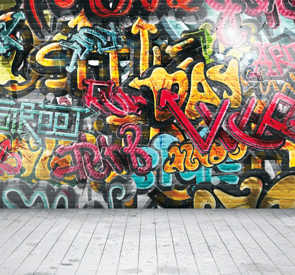 Pared con graffiti Pared con graffiti